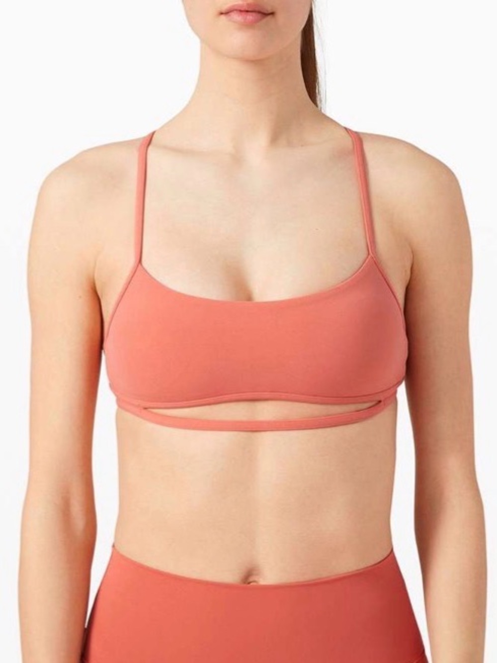 Lululemon Quiet Within Bra
Rustic Coral
